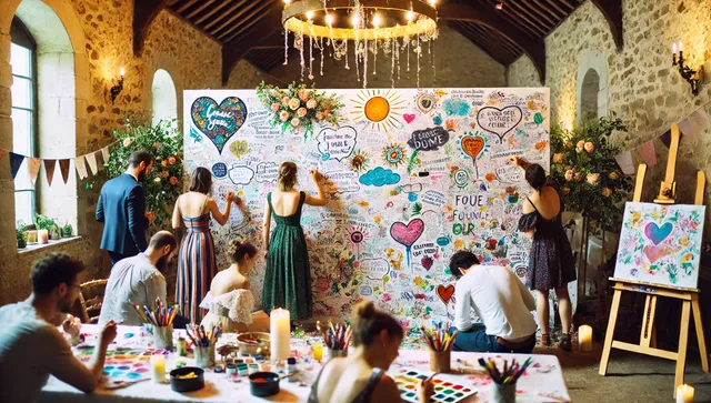 20 alternatives au livre d’or traditionnel pour mariage original