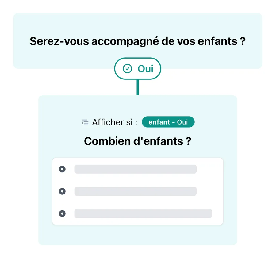 exemple question presence enfant dans un formulaire de mariage Un Grand Jour