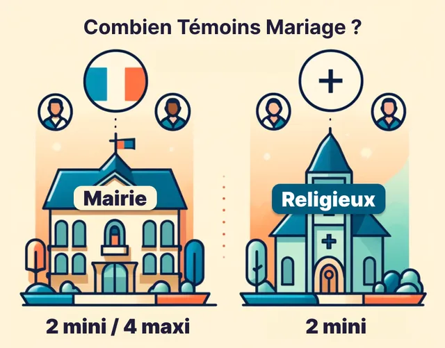 Combien de témoins choisir pour votre mariage : infos pratiques