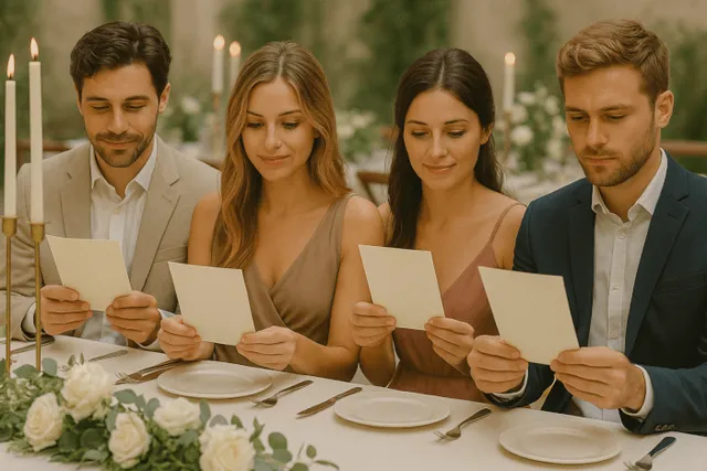 Menu de mariage : 6 idées (classiques et originales) pour le présenter avec style