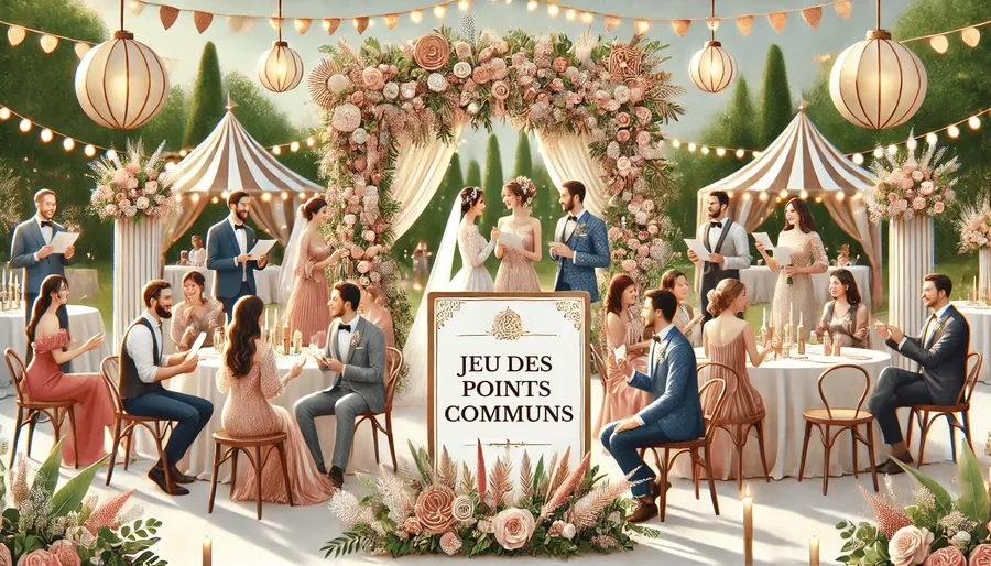Jeu des points communs mariage